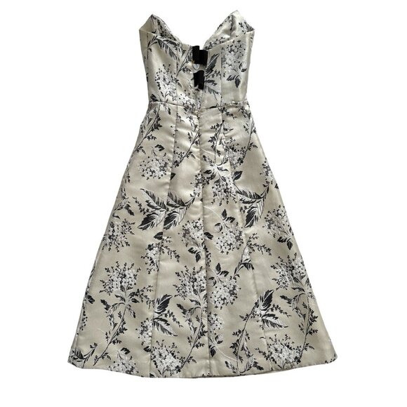 Zimmermann Dress Size 0 Floral Off White Cream Evening Gown - Picture 4 of 7